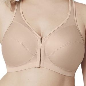 Glamorise Women's MagicLift Front Close Posture Back Support Bra 58C